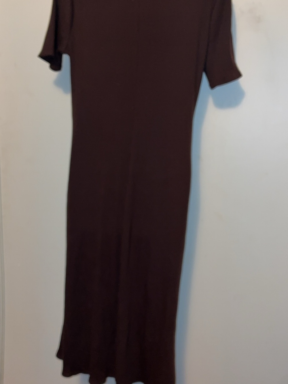 a new day Brown Ribbed Button-Front Midi Dress - Picture 3 of 4